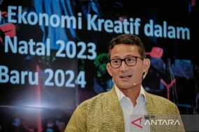 Ministre du Tourisme et de l&#039;Économie créative Sandiaga Salahuddin Uno. ANTARA/HO-Kemenparekraf