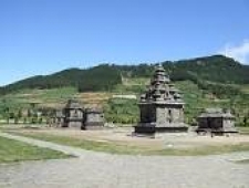 Le Temple d&#039;Arjuna à Dieng en province de Java central
