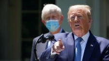 Donald Trump est optimiste qu&#039;on trouvera bientôt un vaccin corona