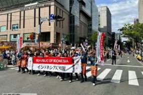 Délégation indonésienne participe au festival Hakata Dontaku