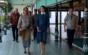 La visite de la princesse royale danoise à Yogya