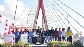 Président s&#039;est rendu à IKN pour inaugurer le pont de l&#039;île Balang