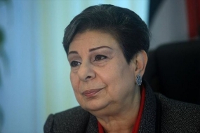 Hanan Ashrawi, membre du Comité exécutif de l&#039;Organisation de libération de la Palestine (OLP)