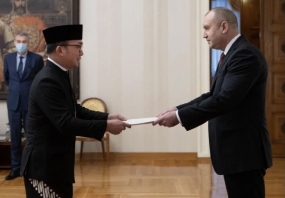 L&#039;Ambassadeur d&#039;Indonésie a transmis ses lettres de créance au Président de la Bulgarie