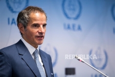 EPA-EFE/MAX BRUCKER Le directeur général de l'Agence internationale de l'énergie atomique (AIEA), Rafael Mariano Grossi, a réitéré l'appel lancé à tous les pays du Moyen-Orient, y compris Israël, pour qu'ils adhèrent au Traité de non-prolifération.