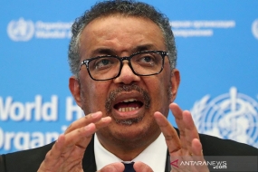 Directeur général de l&#039;OMS Tedros Adhanom Ghebreyesus, lors d&#039;une conférence de presse sur la gestion du virus de la couronne (2019-nCoV) à Genève, en Suisse (11.02.2020).