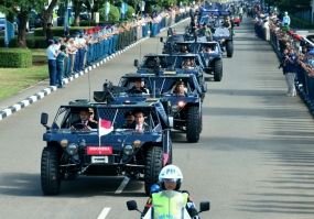 Le Président apprécie les performances de l&#039;armée et de la police indonésiennes pour sauver le Parti de la démocratie