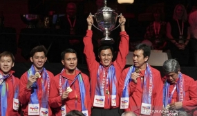 L&#039;Indonésie remporte la Coupe Thomas après avoir battu la Chine 3-0 en finale
