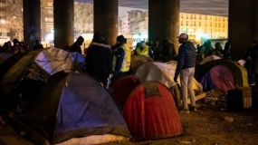 La police française évacue 400 demandeurs d&#039;asile