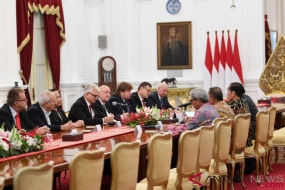 Le président indonésien Joko Widodo a reçu la délégation du Sénat tchèque