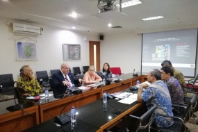 Le directeur général de la résilience, de l&#039;accès régional et industriel (KPAII) du ministère de l&#039;Industrie, Doddy Rahadi, a tenu une réunion technique avec Marco Siebert de Deutsche Messe AG