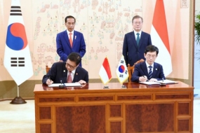 Moon Jae-in espère que l&#039;amitié entre la Corée du Sud et l&#039;Indonésie augmentera étroitement en 2019