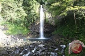 La  Cascade de Lembah Anai, à l&#039;ouest de Sumatra