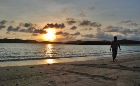 La plage Tanjung Aan.