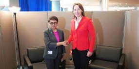 Ministre des Affaires étrangères Retno Marsudi a discuté du renforcement de la coopération dans les domaines de la transition énergétique et de la sécurité alimentaire avec la ministre néerlandais des Affaires étrangères