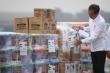 Le président de la République d&#039;Indonésie, Joko Widodo, débloque une aide humanitaire pour les Palestiniens.  (Photo : Antara)