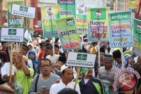 Le festival Tajug 2018 accueille la Journée de Santri à Cirebon