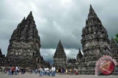 Le temple de Prambanan.
