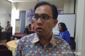 Le gouverneur de Sulawesi du Sud, Nurdin Abdullah, a pris la parole devant des journalistes au bâtiment BPPT, à Jakarta, lundi (07/29/2019)