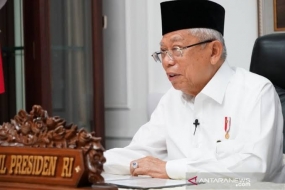 Le vice-président indonésien Ma&#039;ruf Amin inaugure la cyberuniversité asiatique