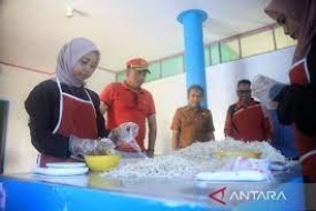 Les micros, petites et moyennes entreprises (MPME) de nouilles de sagou des îles Meranti participent à un festival aux Pays-Bas