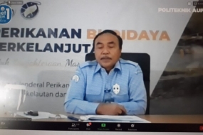 Le directeur général de l&#039;aquaculture du ministère des Affaires maritimes et de la Pêche, Slamet Soebjakto