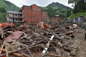 Le typhon Lekima a provoqué des inondations et des glissements de terrain en Chine.