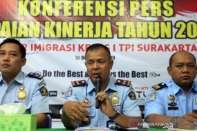 La maison de détention de l&#039;immigration de Pekanbaru a expulsé 60 étrangers en 2019