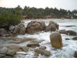 La plage Parai Tenggiri qui se trouve aux  îles Bangka Belitung