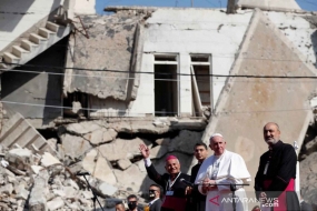 Le pape François est arrivé à Mossoul, en Irak du Nord