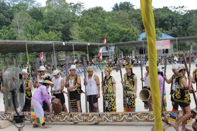Le village touristique de Lung Anai à Kutai Kartanegera