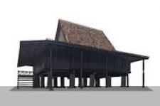 La maison Ulu à Sumatera