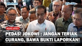 Präsident Joko Widodo: Wenn es Beweise für Betrug gibt, sollen  sie sofort zu Bawaslu und dem Verfassungsgericht bringen.