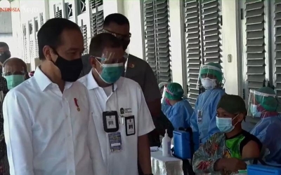Präsident Widodo bittet 19.900 Händler in Yogyakarta, sich sofort impfen zu lassen