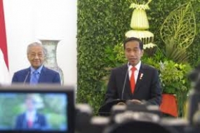 Jokowi – Mahathir  erörtern   die Korruptionsbekämpfung und Grenzfragen