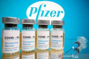 Insgesamt 871.650 Dosen Pfizer-Impfstoff aus den USA kamen in Indonesien an
