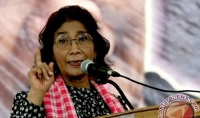 Ministerin Susi Pudjiastuti hielt eine öffentliche Vorlesung in Harvard