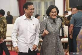 Sri Mulyani sagte, dass der gemeinsame Katastrophenfonds 7,4 Billionen Rupiah  gesammelt habe