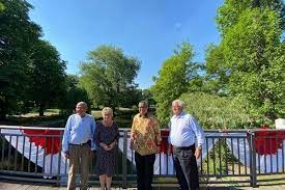 Die Bandungbrücke in Braunschweig  wurde  eingeweiht