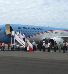 Arbeitsbesuch des Präsidenten in  Westmanggarai