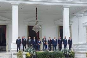 Präsident Jokowi empfängt die Außenminister und den Generalsekretär der ASEAN vor dem AMM-Retreat