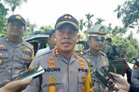 Mimika Polizeichef Adjunct Senior Commissioner Agung Marlianto.