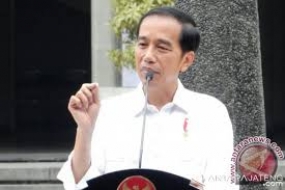 Präsident Jokowi  wird  den Besuch vom indischen Ministerpräsidenten empfangen