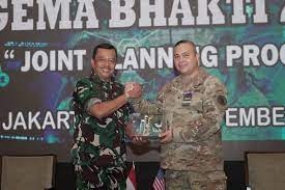 Die Stabübung  von TNI und US Indo Pacom endet in Jakarta