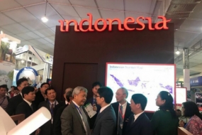 Das indonesische Pavillon erhielt einen Preis beim Vietnam Travel Mart 2018.