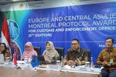 Indonesien hat den Preis des Montrealer Protokolls erhalten, weil es den Import von illegalem Ozonabbau verhinderte