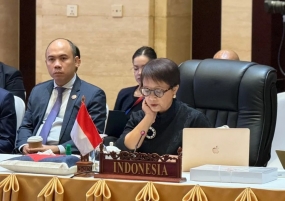 Außenministerin Retno sagte, dass die Entwicklung der blauen Wirtschaft der ASEAN nachhaltig sein müsse