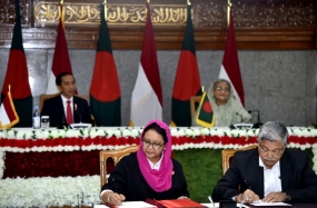 Indonesien und Bangladesch  unterzeichnen  5 Zusammenarbeitsverträge.