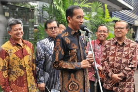 Präsident besuchte die indonesischen Bischofskonferenz