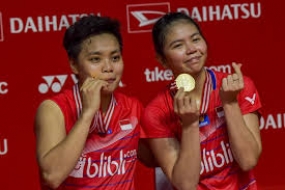 Indonesisches  Damendoppelpaar gewann  die  Badmintonmeisterschaft in Spanien